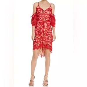 Adelyn Rae Krista High Low Lace Dress Size Medium NWT
